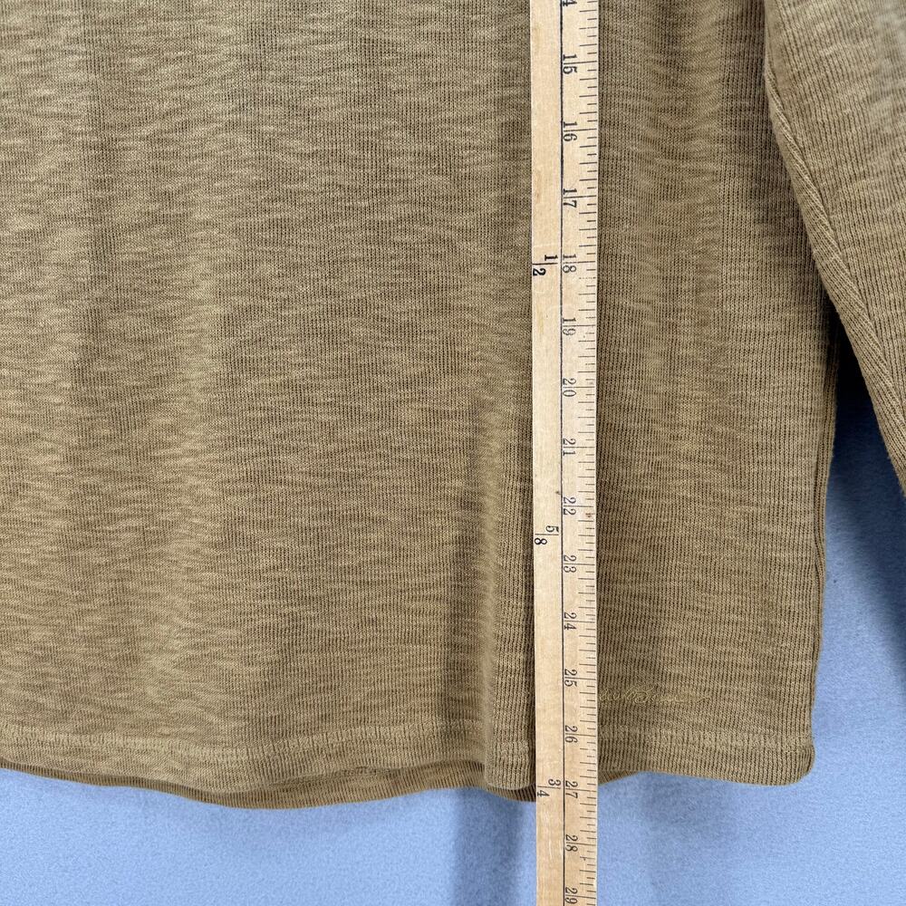 Eddie Bauer Top Women's L Gold Crew Neck Long Sleeve Casual Hiking Athleisure - Picture 8 of 8